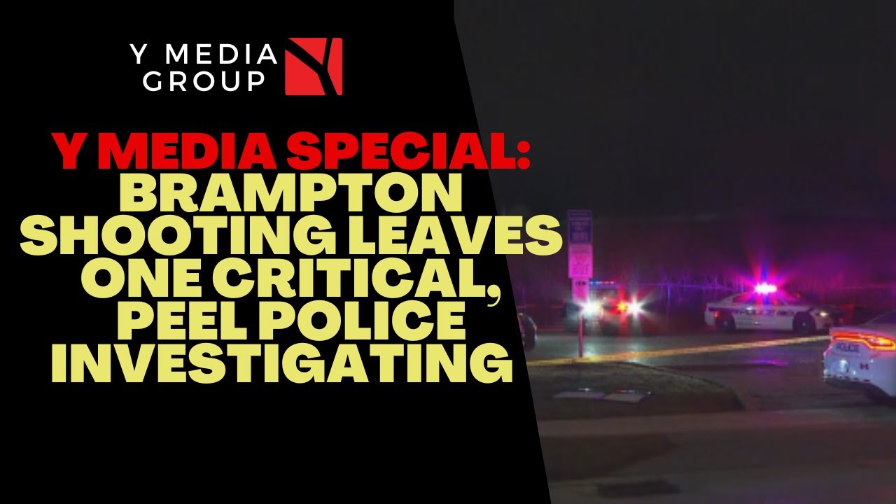Brampton Shooting Leaves One critical, peel police investigating - YouTube