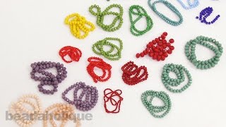 Show and Tell: Chinese Faceted Glass Rondelles
