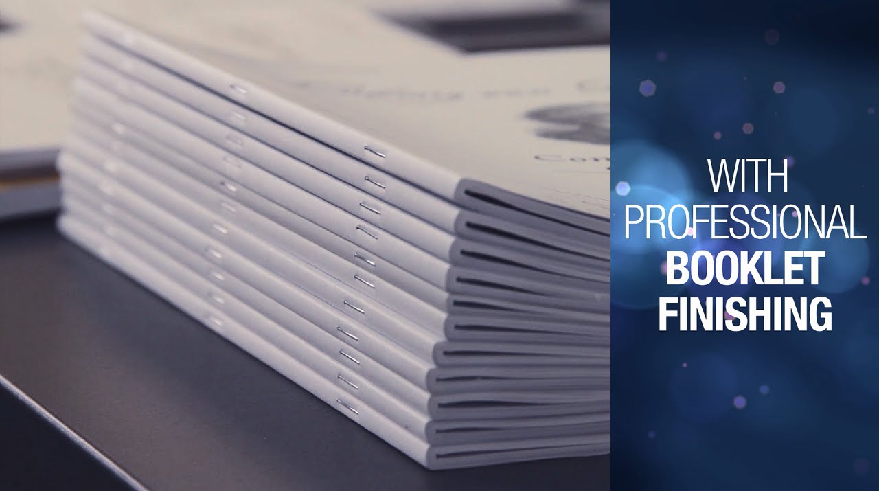 professional booklet finishing with watkiss powersquare 224 youtube