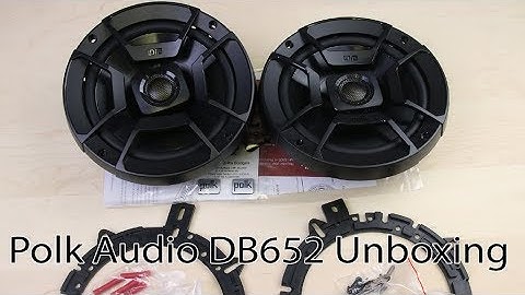 Polk Audio DB652 6.5" Car/Marine/ATV Speakers Unboxing - Step-up Your Audio!