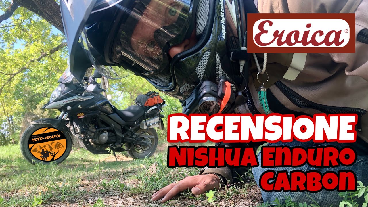 Sulle strade dell'Eroica / Recensione Nishua Enduro Carbon * V-Strom 650 XT  - YouTube