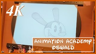 [July 2023] ✍🏼 Learn to draw Oswald at Disney's California Adventure Animation Academy - 4K