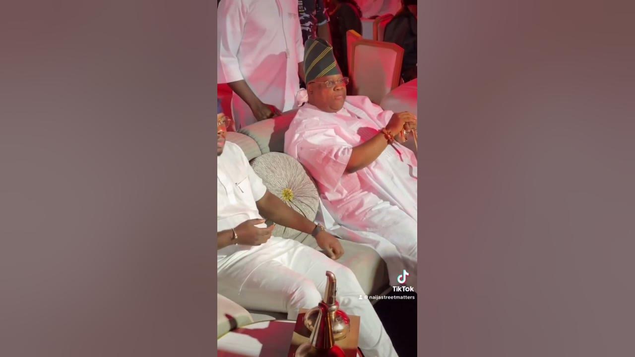 Gov Ademola Adeleke live at the 50th birthday celebration of Seyi Vodi #event #party # celebration