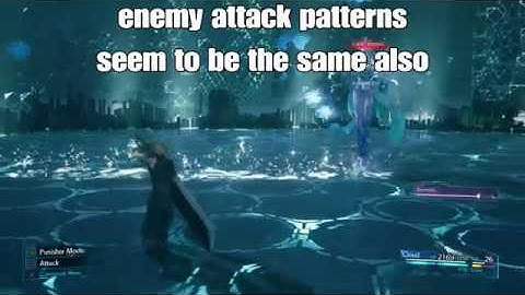 Final Fantasy 7 Remake - Easy vs Normal battle comparison