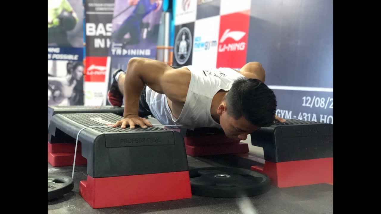 Kỷ lục hít đất 2018 (TRÊN 300 CÁI!) - Hít Đất tới chết - Push Up Max Rep  tập vai làng hoa
