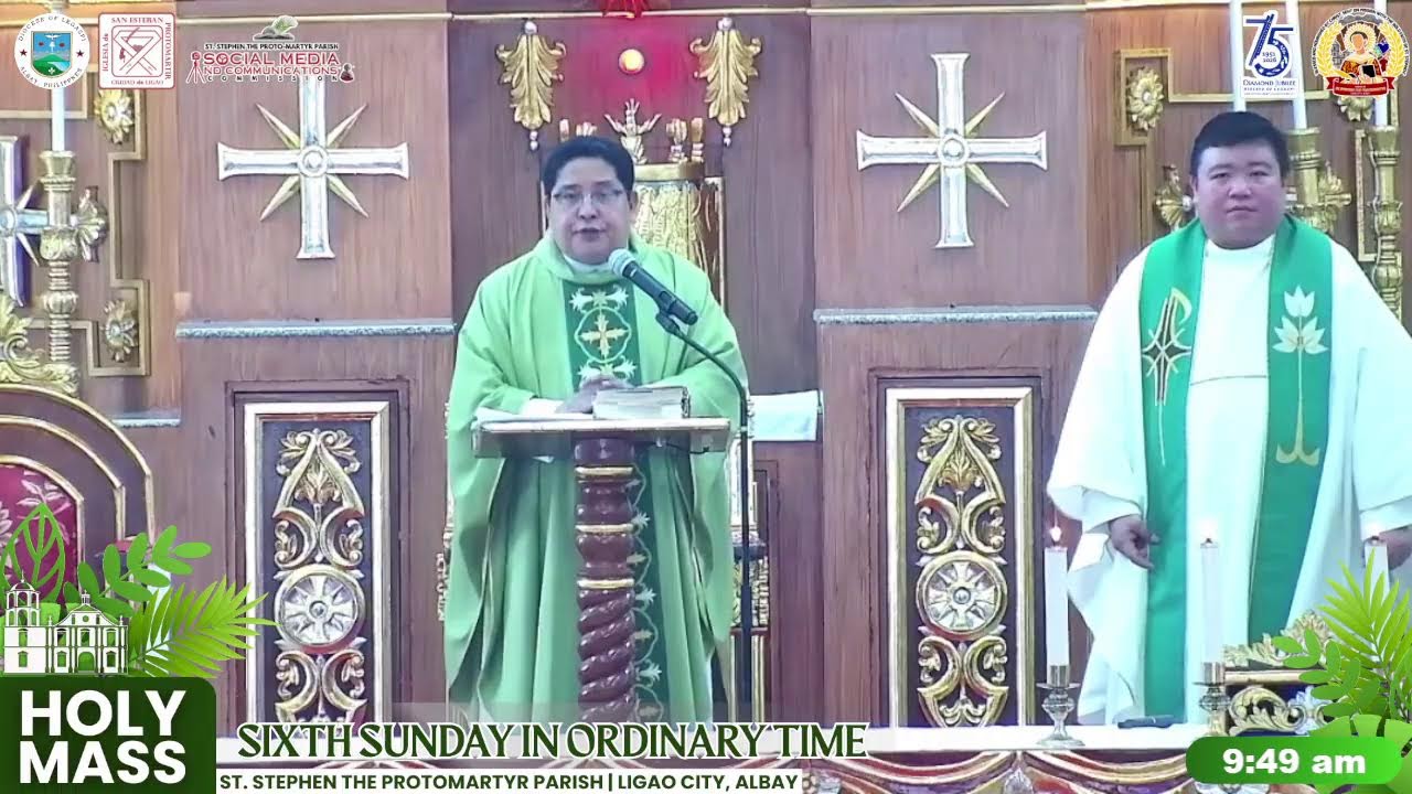 Holy mass | SIXTH SUNDAY IN ORDINARY TIME