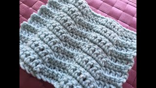 Crochet Wavy Blanket | Stitch Tutorial