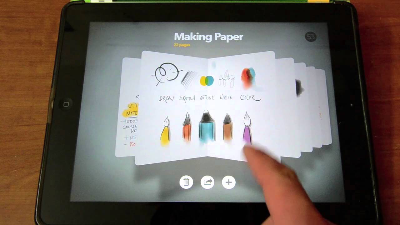 Paper App Review iPad App YouTube