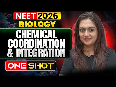 Chemical Coordination And Integration One-shot 🎯 | Neet 2026 Biology | Meetu Mam