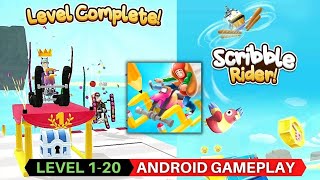Scribble Rider Android iOS Gameplay Level 1-20 | Gamzon screenshot 4