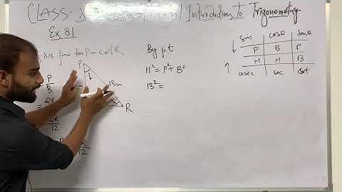 Exercise 8.1|Q2|ClassX|Maths| In Fig. 8.13, find tan P – cot R. NCERT