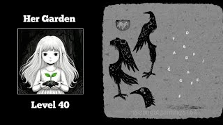 Her garden: secret code puzzle level 40 game walkthrough