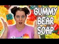 Over 100 tiny gummy bears on my soap  friendship red and green flags