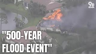 Florida governor calls Hurricane Ian a 500-year flood event
