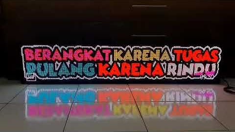 klakson basuri 3 corong,running text RGB,lampu kolong dll.(3)