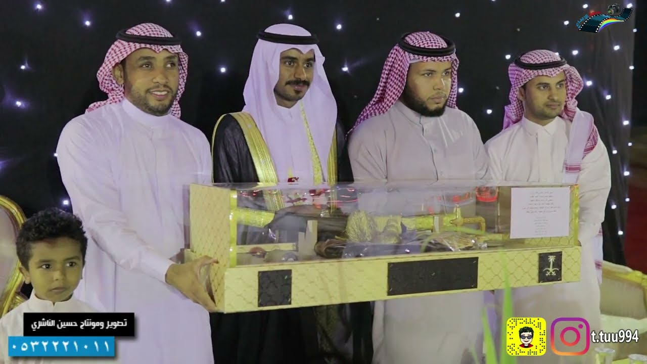 الاستقبالات + عرضة + شعار - حفل زواج الشاب حسن محمد عبد الله المرحبي