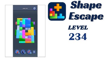 🔥 Shape Escape Level 234 Walkthrough | Can You Solve It? 🧠💥