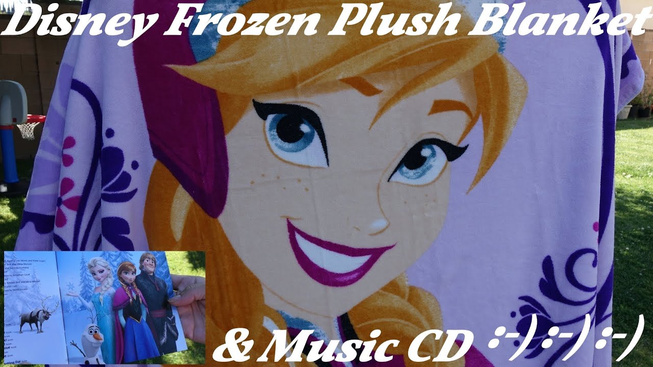 Disney FROZEN Plush Blanket and Music CD :-)