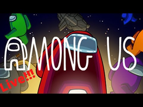 Jogando among us ao vivo!!!! (com pedrinhozem)