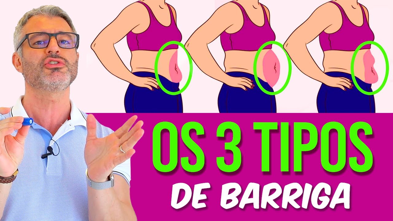 CAUSAS e SOLUÇÕES para cada tipo de barriga - YouTube