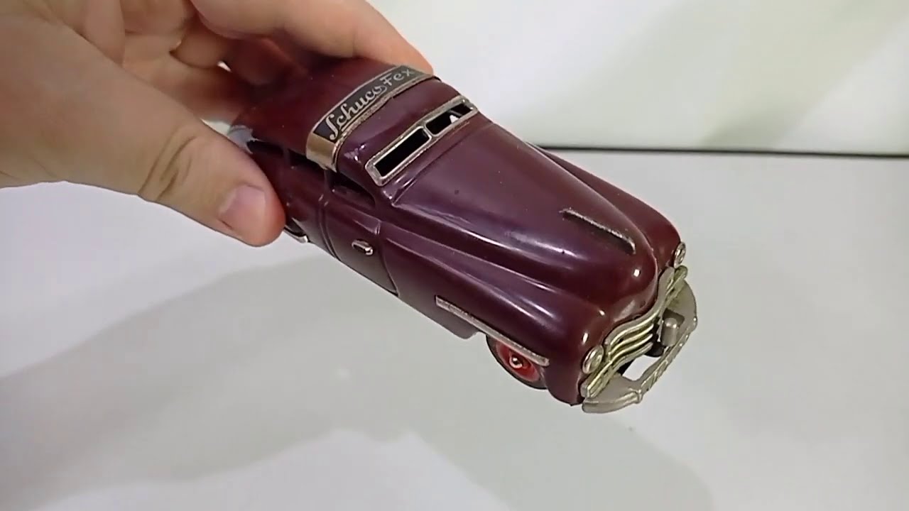 Brinquedo antigo de lata Schuco FEX 1111 Feito na Zona Ocupada na