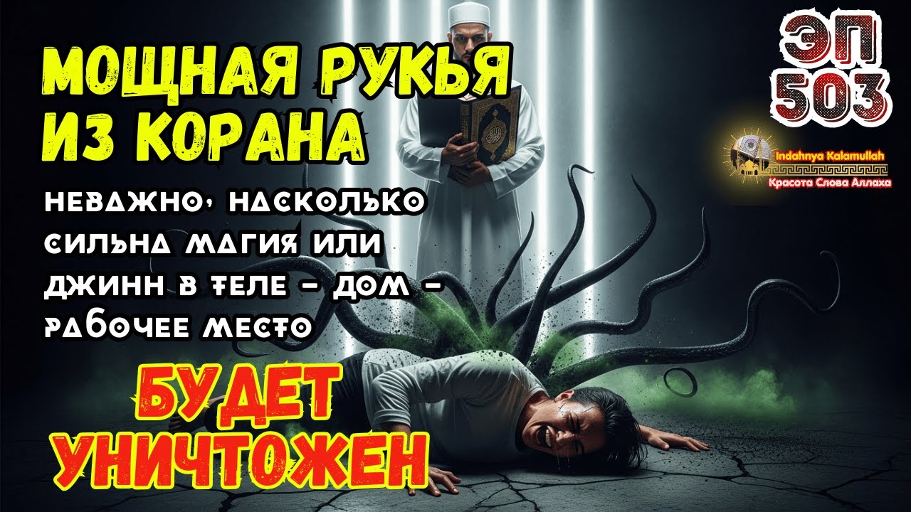 Сильная Рукья Шариат - Уничтожение колдовства и изгнание джиннов | Эпизод 503