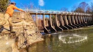 What Happens When You CAST NET a DRAINING LAKE???  We Can't Believe How It Looks...