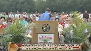 The Joe Nuxhall Miracle League Field Dedication