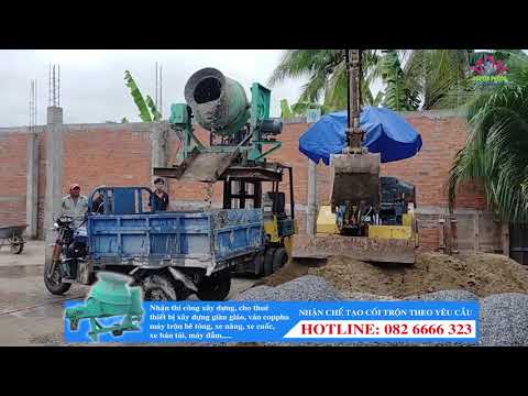 Video Cối Trộn Bê Tông Thông Minh - youtube