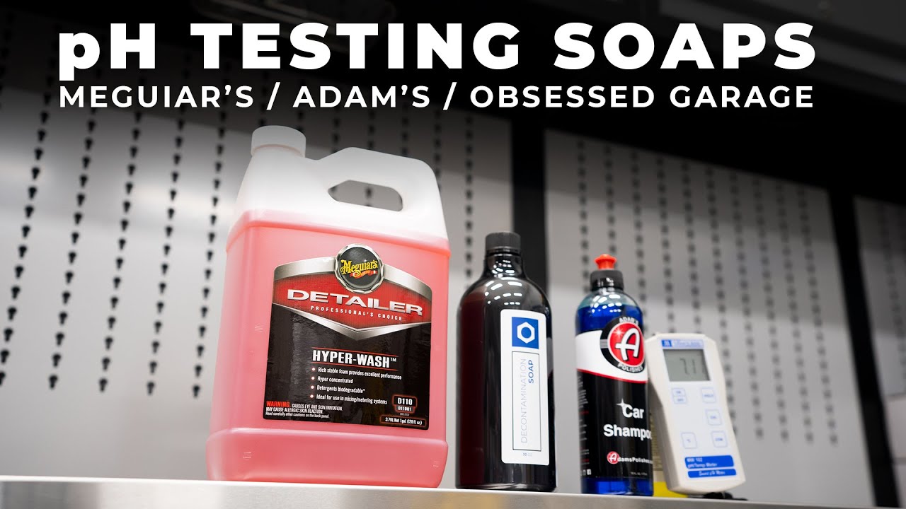 Testing pH of the Car Soaps I Use YouTube