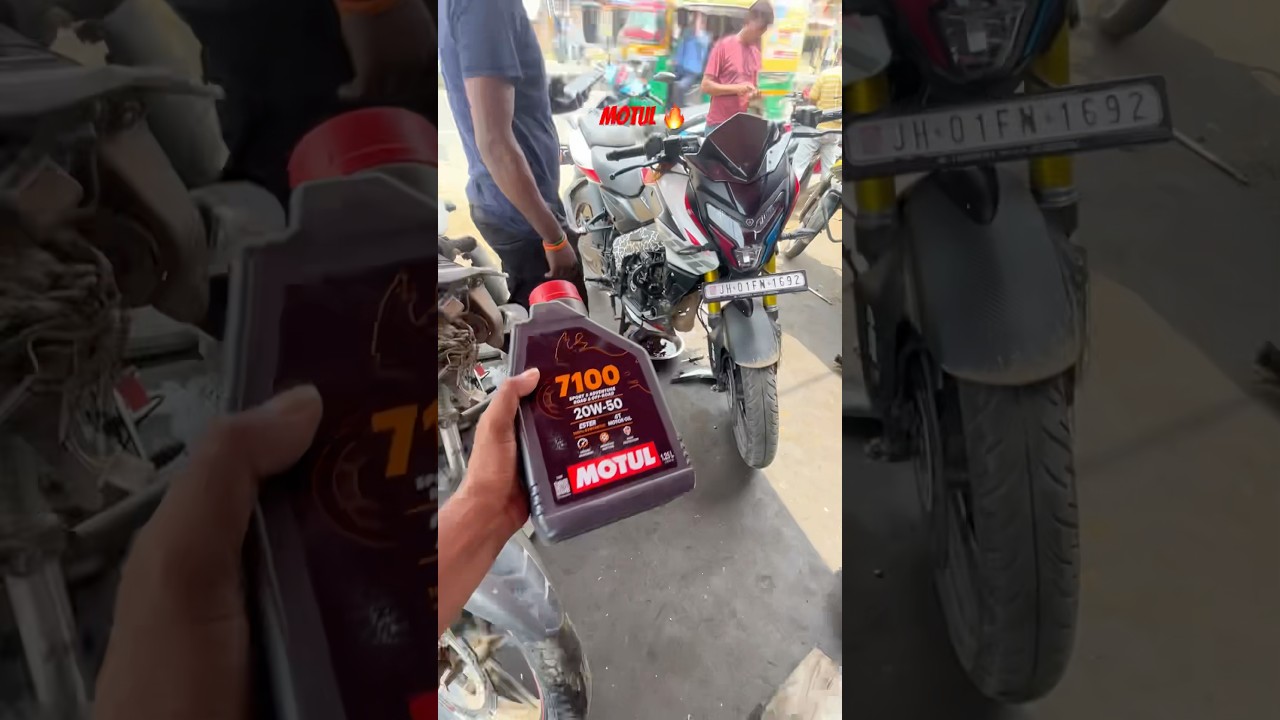 Motul Engine Oil🔥 for Ns200 perfect smoothness 