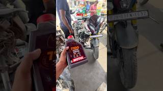 Motul Engine Oil🔥 for Ns200 perfect smoothness #200nsthebeast #bikelover #motul #motuloil
