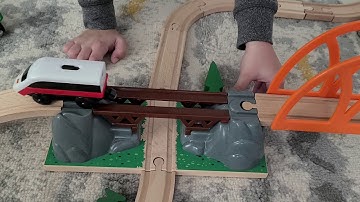 Trains Crossing Collapsing Bridge!!