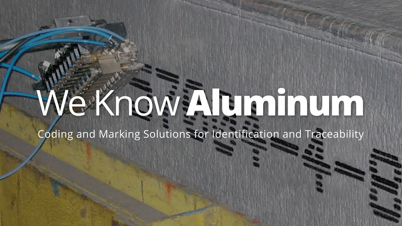 REA JET: Coding and Marking Solutions for the Aluminum Industry - YouTube