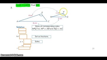 Finding unknown sides and angles of similar figures
