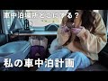 ［車中泊ひとり旅］有意義な時間を過ごすための車中泊計画／car camping