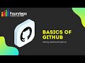 Basics of github  foursteps solutions