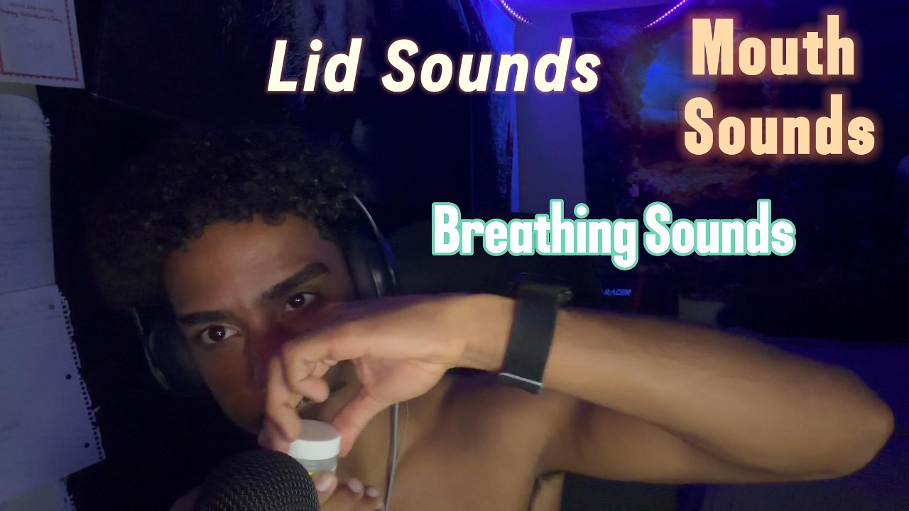 ASMR Lid Sounds, Mouth Sounds & Soft Breathing 🌙 Relaxing Triggers for Sleep