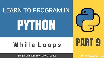 Python Tutorial 9 - While Loop