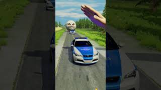Big &amp; Small Cars vs Giant Hand Slap - BeamNG.drive