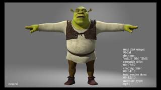 Shrek The Third Shrek Model Turnarounds
