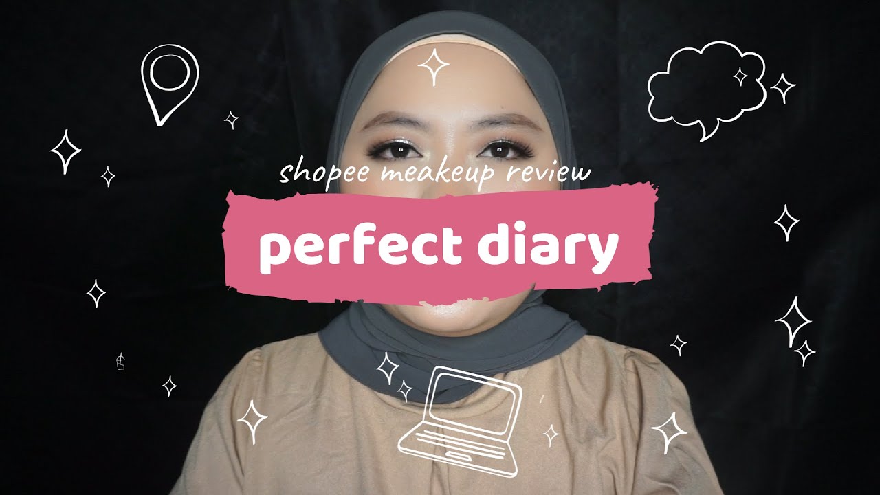 [ENG] Perfect Diary Beauty Set Makeup Review | Pure Theory Foundation | Shopee Makeup Malaysia