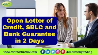 Trade Finance | Import Export Finance | Letter of Credit | Standby Letter of Credit