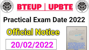 Bteup Practical Exam Latest Notice | Bteup Latest News Today | Bteup/Upbte Latest Update Today 2022