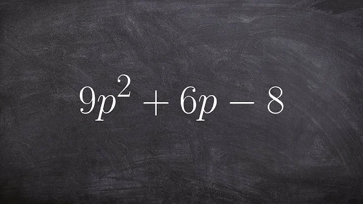Factoring a trinomial using the box method