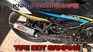 Review Knalpot Creampie Dot satria 120 LSCM 2 Tak || Jambakan Setan Ada Di Hiu