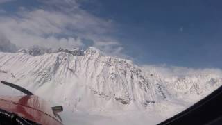 K2 Aviation Landing on Ruth Glacier | Denali National Park