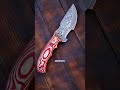 customer handmade Damascus knife hunting knife #trending #forsale