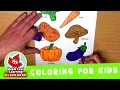 Vegetables Coloring Page for Kids | Maple Leaf Learning Playhouse