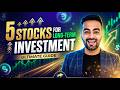 Top 5 Stocks for Long Term Investment || Stocks with High Growth &amp; Reasonable Valuations